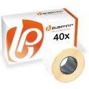 Bubprint 40x Rollen Etiketten kompatibel f&uuml;r Dymo...
