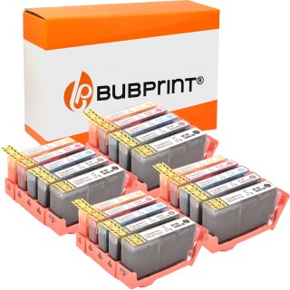 Bubprint 20 Druckerpatronen kompatibel für HP 364 XL 364XL Set mit Chip und Füllstand