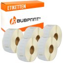 Bubprint 5x Etikettenrollen kompatibel für Dymo 11352 25x54mm