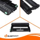 Bubprint 2x Toner (2.600 S) & Drum DR-2200 kompatibel für Brother TN-2220 / TN-2010 black für Brother DCP-7065 DN MFC-7860 DN DW