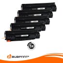 Bubprint 5x Toner kompatibel für HP CE278A black LaserJet P 1566 LaserJet Pro M 1530 MFP Series