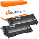 Bubprint 2x Toner kompatibel f&uuml;r Brother TN-2000...