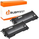 Bubprint 2x Toner kompatibel für Brother TN-2005 black HL 2035 HL 2037