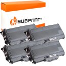 Bubprint 4x Toner kompatibel für Brother TN-2120 (2.600 S.) black DCP-7030 HL-2170