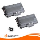 Bubprint 2x Toner kompatibel für Brother TN-2120 UHC (5.200S) black DCP-7030