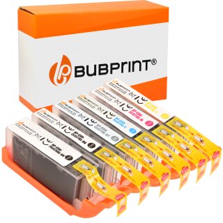 Bubprint 6 Druckerpatronen kompatibel für Canon PGI-570 CLI-571 XL Multipack