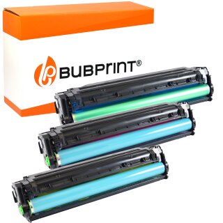 Bubprint 3x Toner kompatibel für HP CF211A - CF213A Cyan Magenta Yellow HP LaserJet Pro 200 Series HP LaserJet Pro 200 color M 276 nw