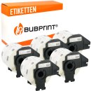 Bubprint 5x Etiketten kompatibel f&uuml;r Brother...