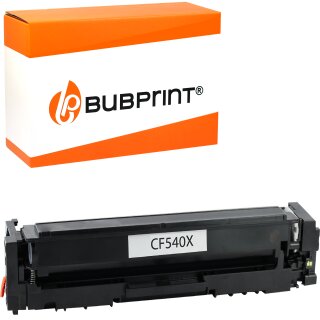 Bubprint Toner kompatibel für HP CF540X Black für Color LaserJet Pro M280 M281