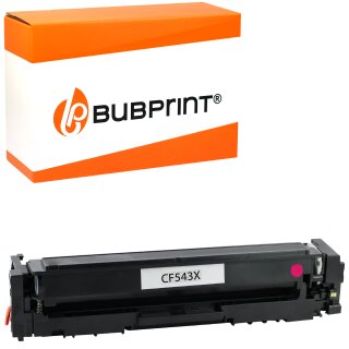 Bubprint Toner kompatibel für HP CF543X Magenta für Color LaserJet Pro M280 M281