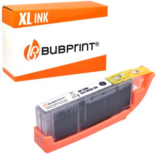 Bubprint Druckerpatrone kompatibel für Canon CLI-581 XL Foto Schwarz