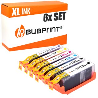 Bubprint 6 Druckerpatronen kompatibel für Canon PGI-580 - CLI-581 XL