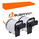 Bubprint 2 Etiketten kompatibel f&uuml;r Brother DK-44205...