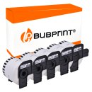 Bubprint 5 Etiketten kompatibel f&uuml;r Brother DK-44205...