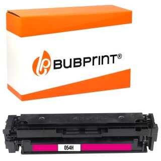 Bubprint Toner kompatibel für Canon 054H Magenta